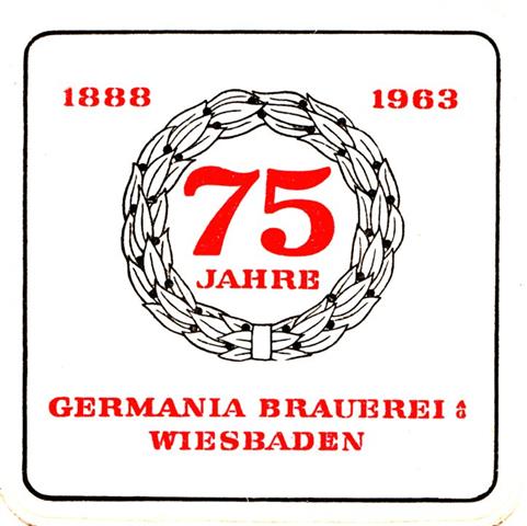 wiesbaden wi-he germania quad 3a (185-75 jahre-schwarzrot) 
